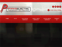 Tablet Screenshot of parkselectrical.com